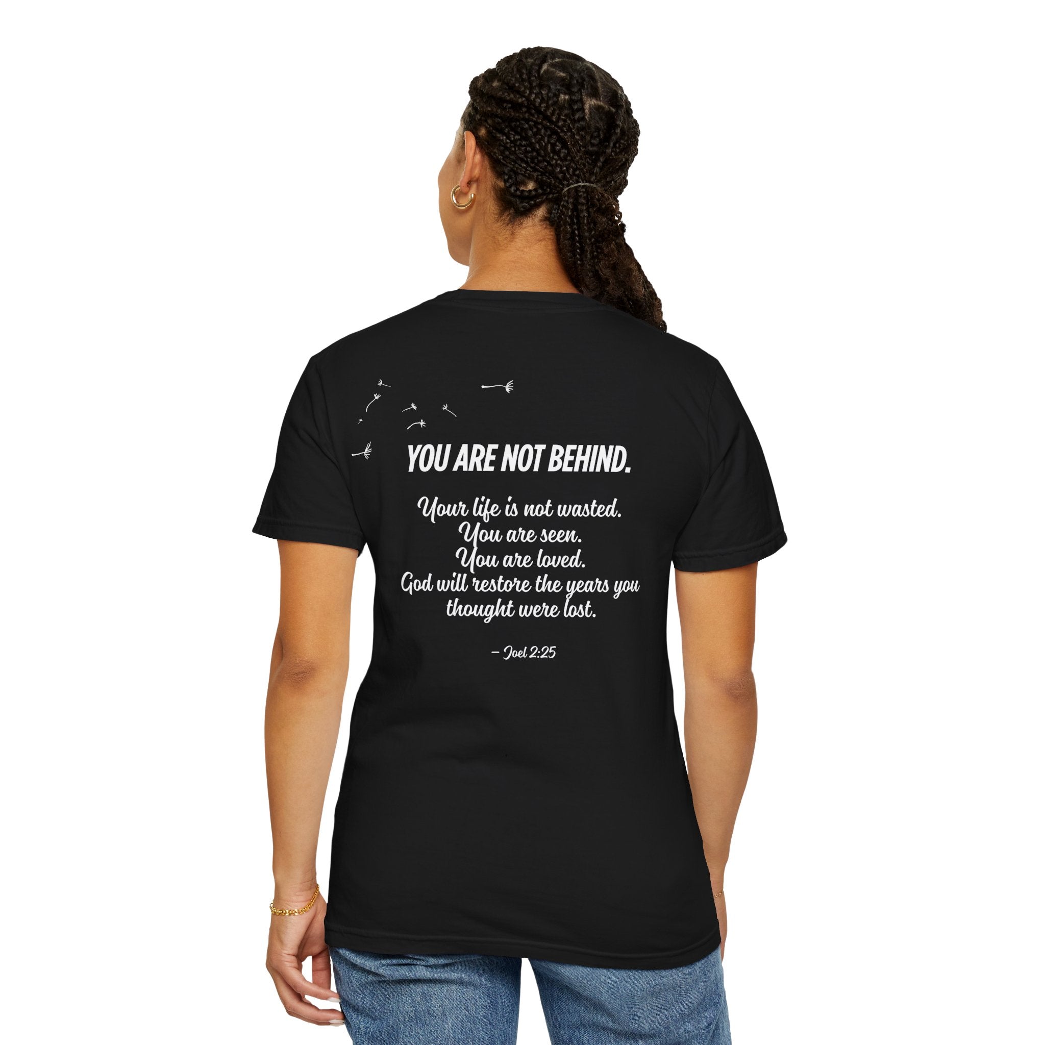 Dandelion T-shirt | Inspirational Scripture Joel 2:25 Tee